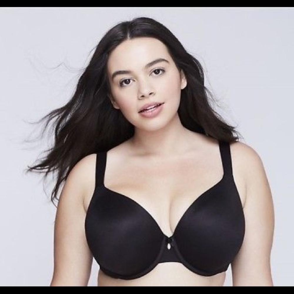 Black full coverage underwire bra